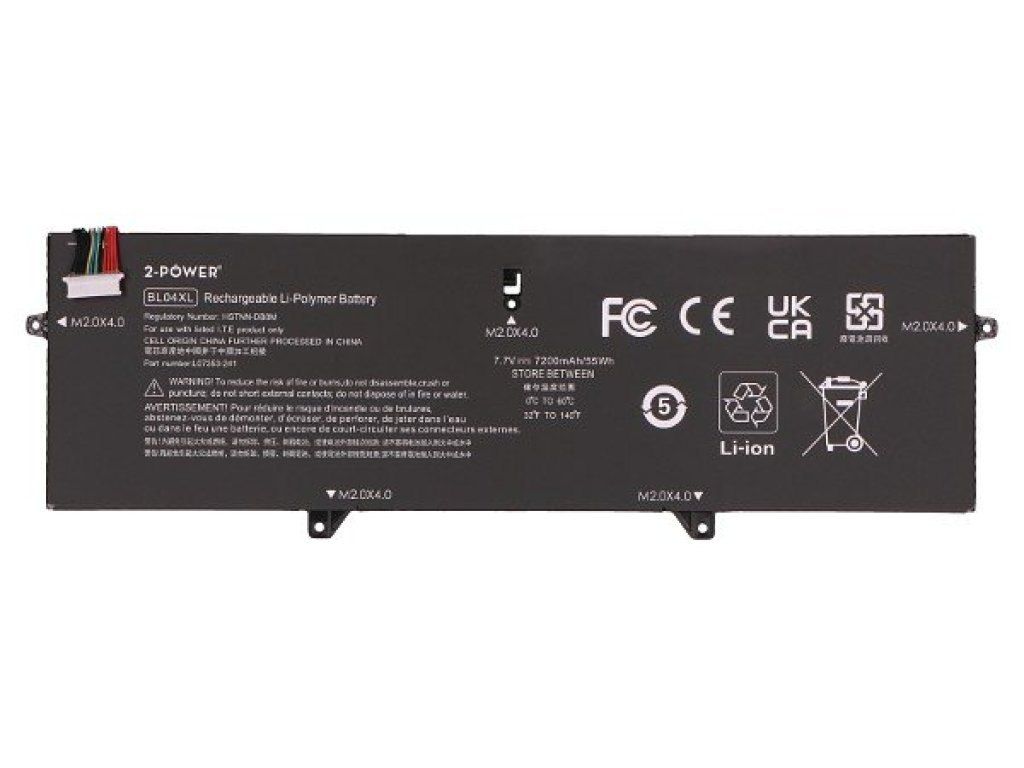 2-POWER BL04XL 4 článková Baterie do Laptopu 7,7V 6800mAh (CBP3790A)