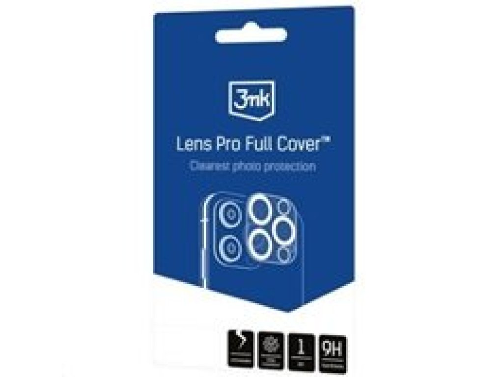 3MK Lens Pro Full Cover pro Apple iPhone 15 Pro / iPhone 15 Pro Max (5903108527897)