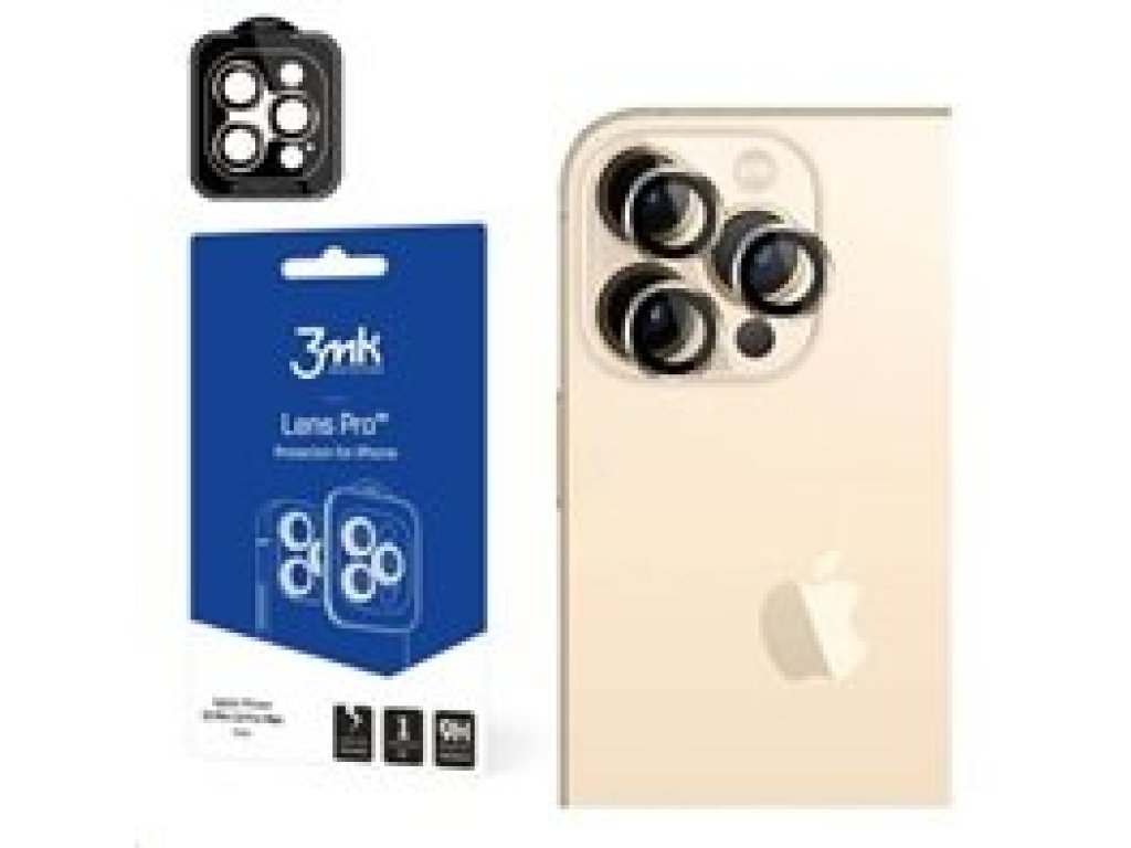 3MK Lens Protection Pro pro Apple iPhone 15 Pro, Dark Gold (5903108530026)
