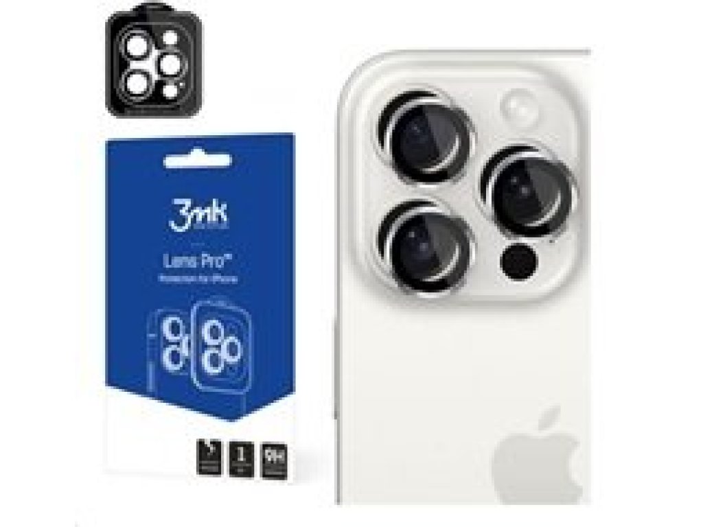 3MK Lens Protection Pro pro Apple iPhone 15, Silver (5903108528627)