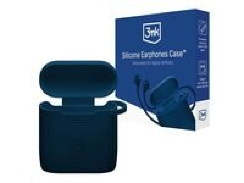 3MK Silicone AirPods Case silikonové pouzdro pro Apple AirPods 3rd gen. modrá (5903108562874)