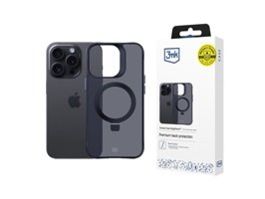 3MK Smoke Case Mag&Stand pro Apple iPhone 16E (5903108646543)