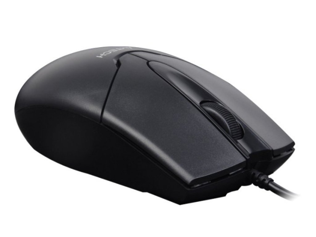 A4TECH OP-550NU, myš, 2click, 1 kolecko, 3 tlacítka, USB, cerná (OP-550NU)