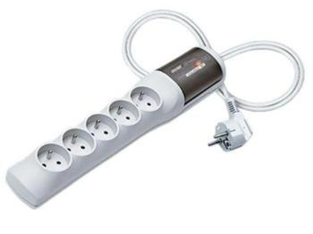 ACAR přepěťová ochrana XProtector, 5 zásuvek, 5m, bílá (ppacar5)
