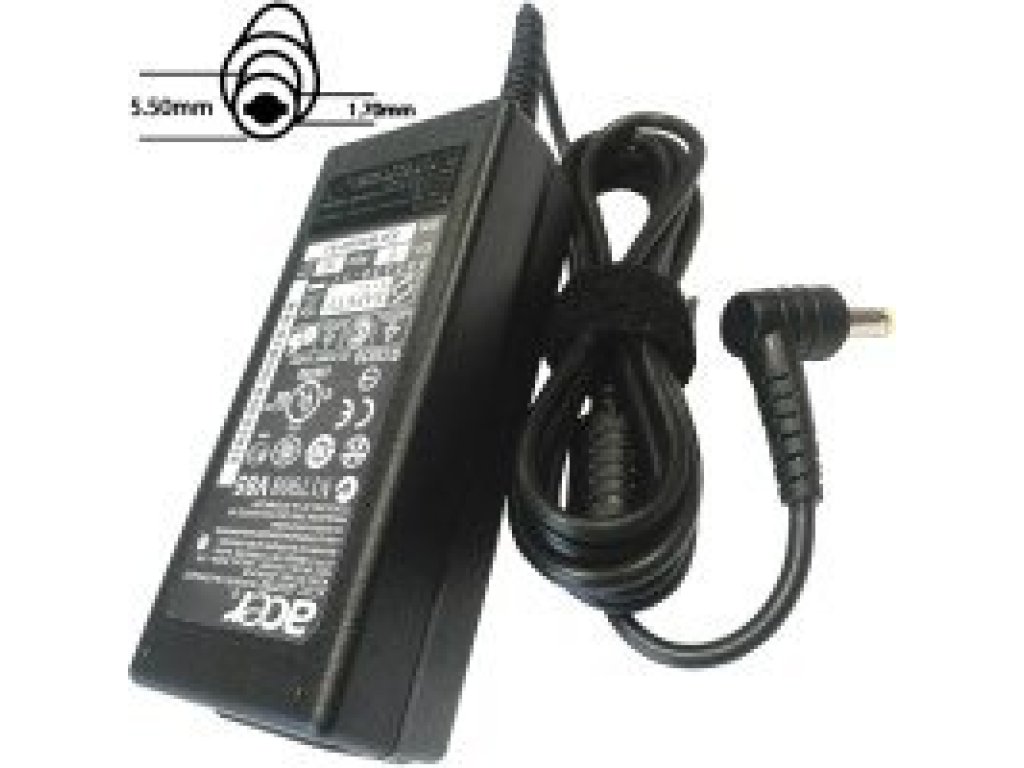 ACER 65W napájecí adaptér - bez sítového kabelu, pouze adaptér (77011067)