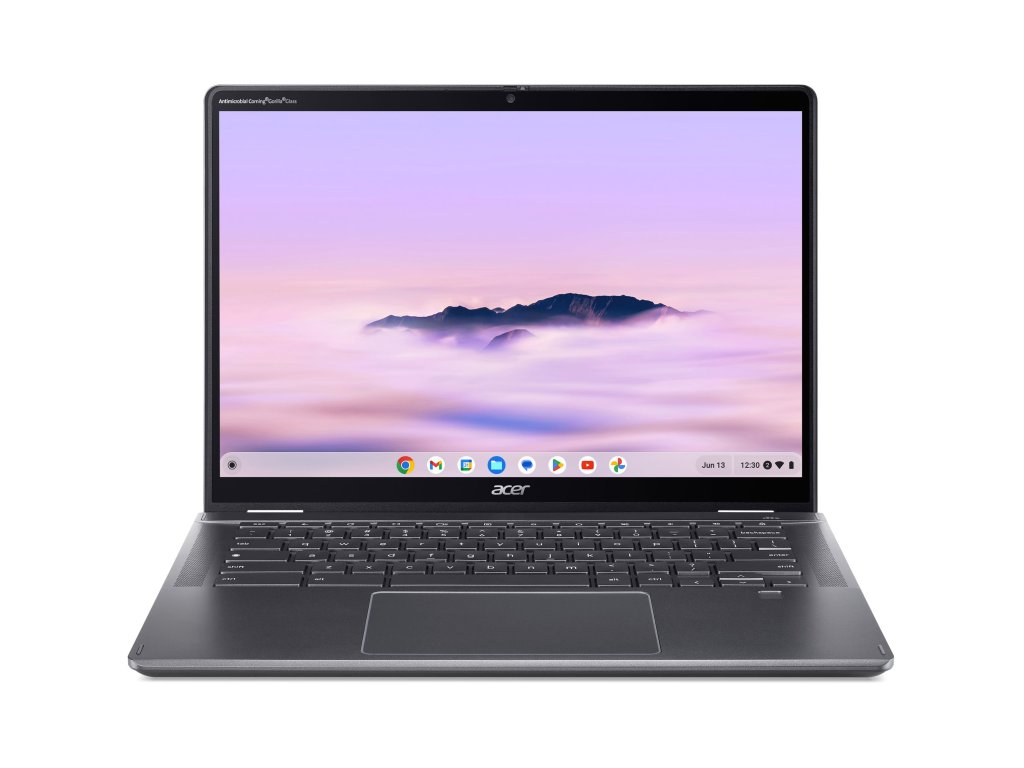 ACER Chromebook Plus Spin 514 CP514-4HN-52NT - 14" 1920x1200 WUXGA, Core 5 120U, 8GB RAM, 256GB SSD, Intel Iris Xe, Chrome, šedý (NX.KYQEC.002)