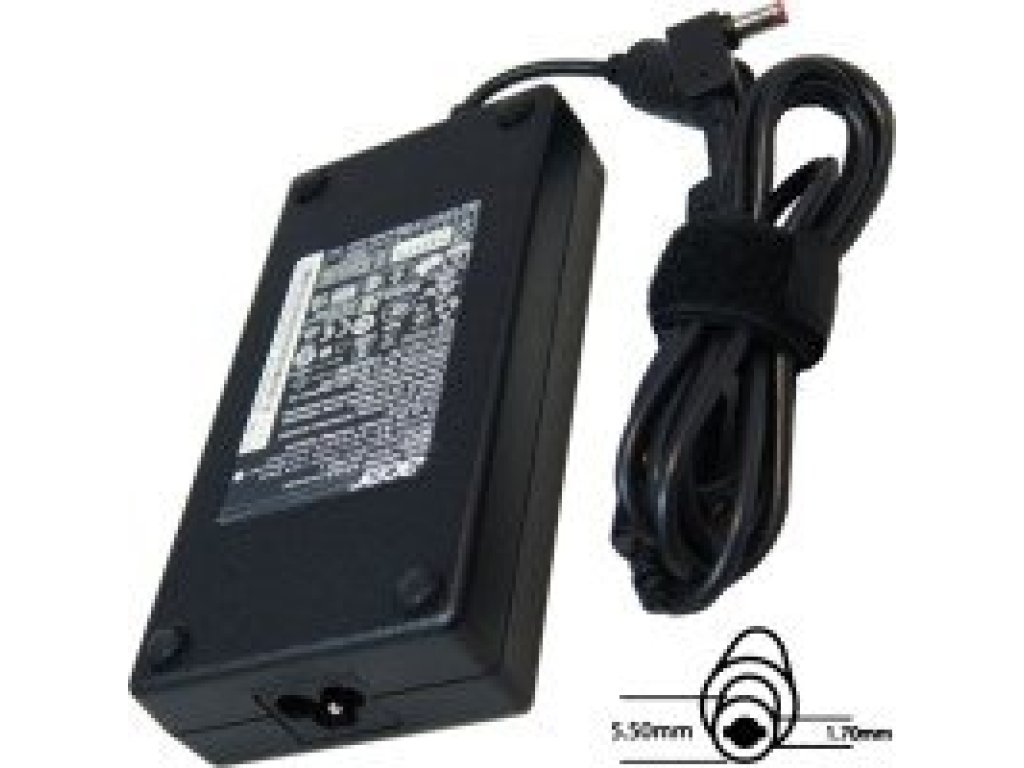 ACER orig. NTB adaptér 180W19.5V AC 5.5x1.7 mm (bez sítové šnury) (77011191)