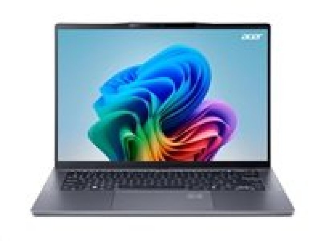 ACER Swift Go 14 AI SFG14-01-X2KK - 14,5" 1920x1200 WUXGA, Snapdragon X Plus X1P-42-100, 16GB RAM, 1TB SSD, Qualcomm Adreno, W11 Home, šedý (NX.KYXEC.002)
