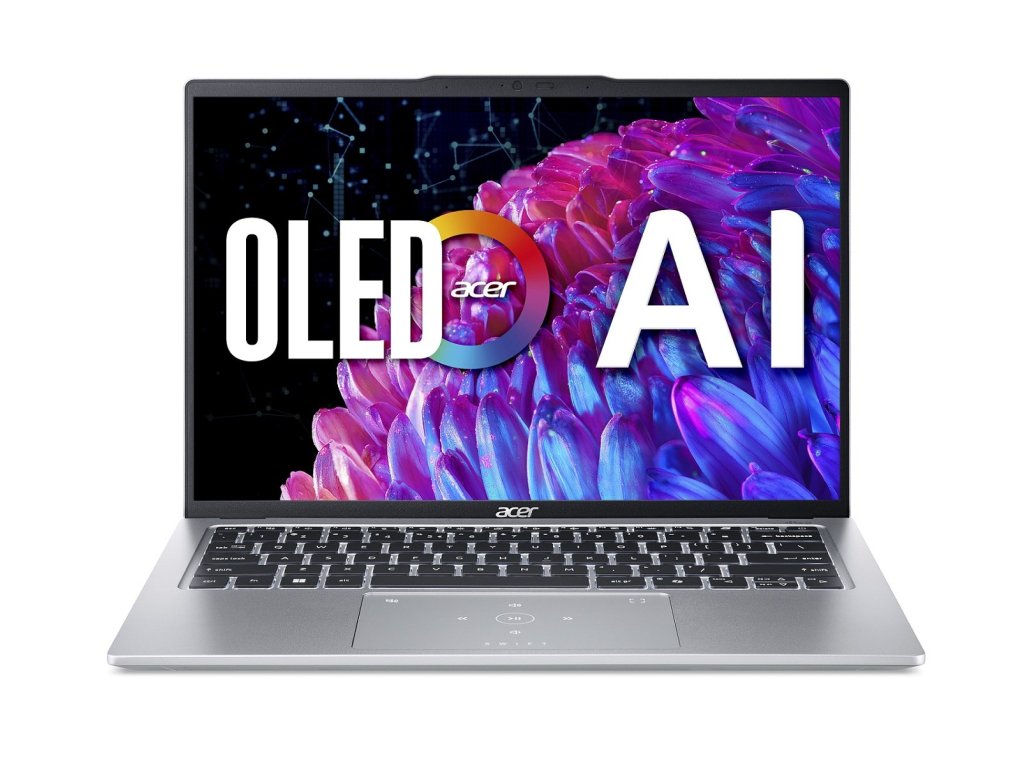 ACER Swift Go 14 SFG14-73-99F2 - 14" 2880x1800 2.8K, Ultra 9-185H, 32GB RAM, 1TB SSD, Intel Arc, W11 Home, stříbrný (NX.KSGEC.003)