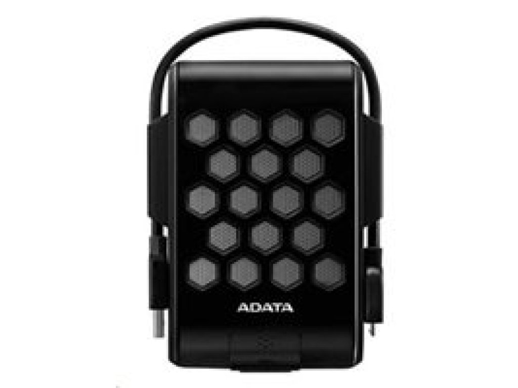 ADATA  Externí HDD 1TB 2,5" USB 3.1, DashDrive™ Durable HD720, G-sensor, cerný, (gumový, vode/nárazu odolný) (AHD720-1TU31-CBK)