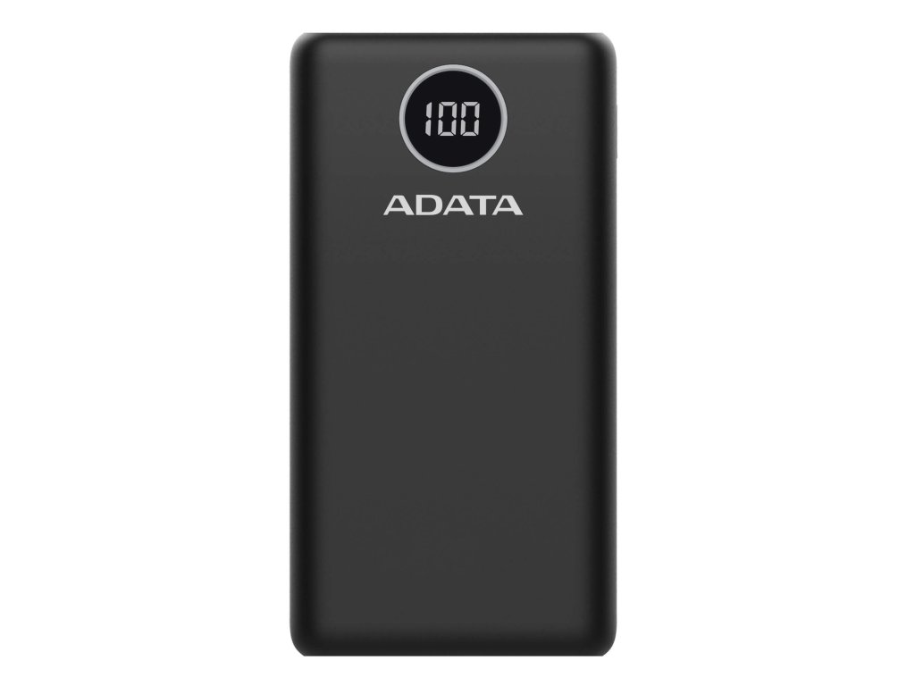 ADATA P20000QCD Power Bank 20000mAh černá (AP20000QCD-DGT-CBK)