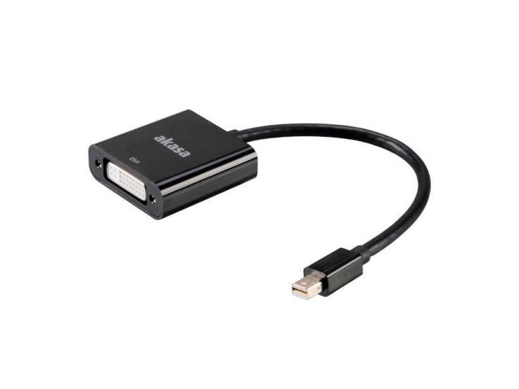 AKASA adaptér Mini DisplayPort-DVI, M/F (AK-CBDP08-20BK)