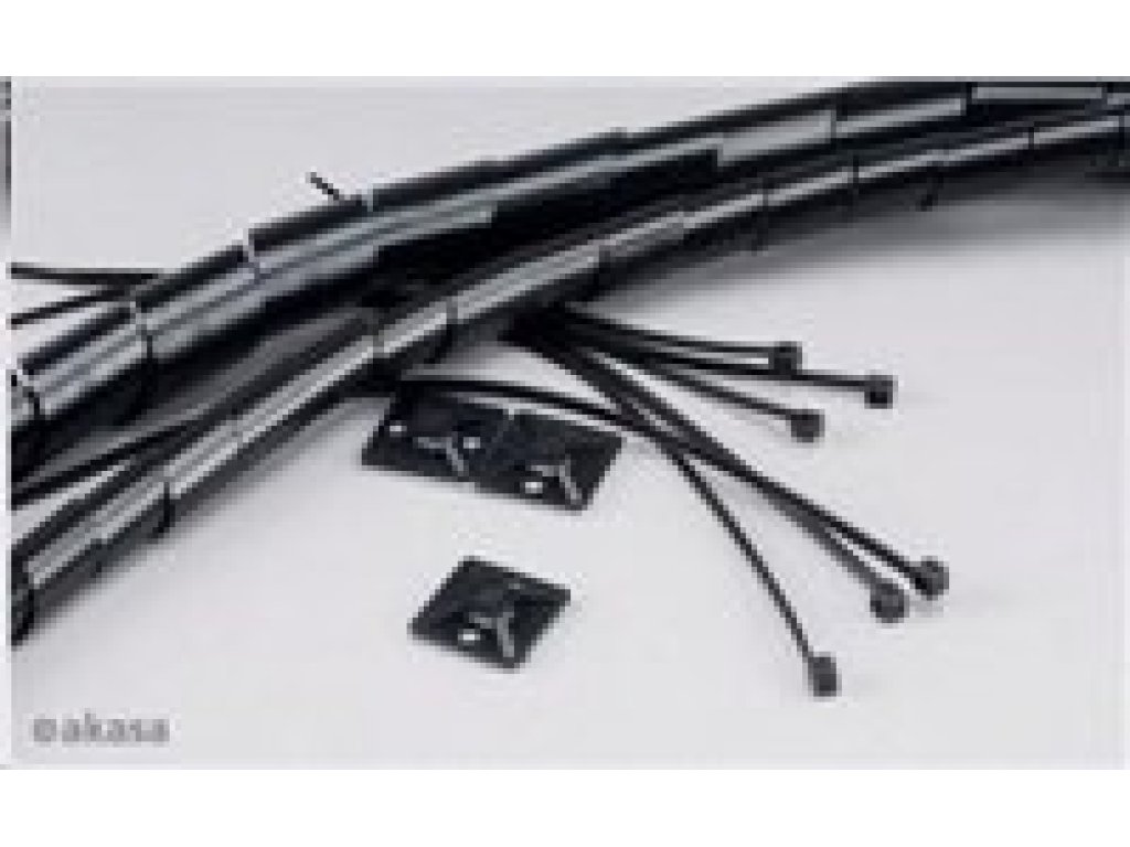 AKASA AK-TK-01 vázací sada, 40ks mix, černá (AK-TK-01BK)