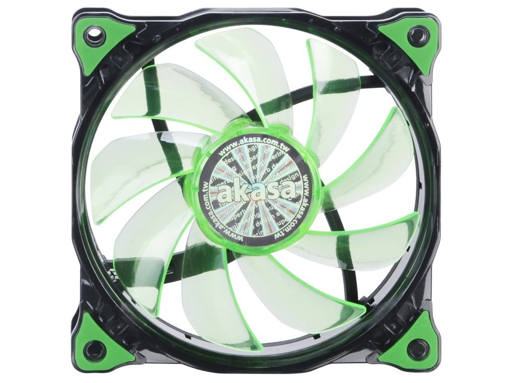 AKASA LED Vegas 120 Green (AK-FN091-GN)