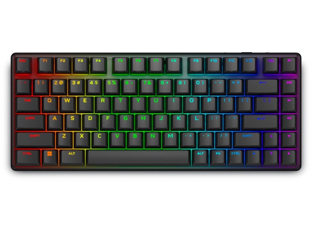 Alienware Pro Wireless Gaming Keyboard - bezdrátová, Dark Side of the Moon, US (545-BBFQ)
