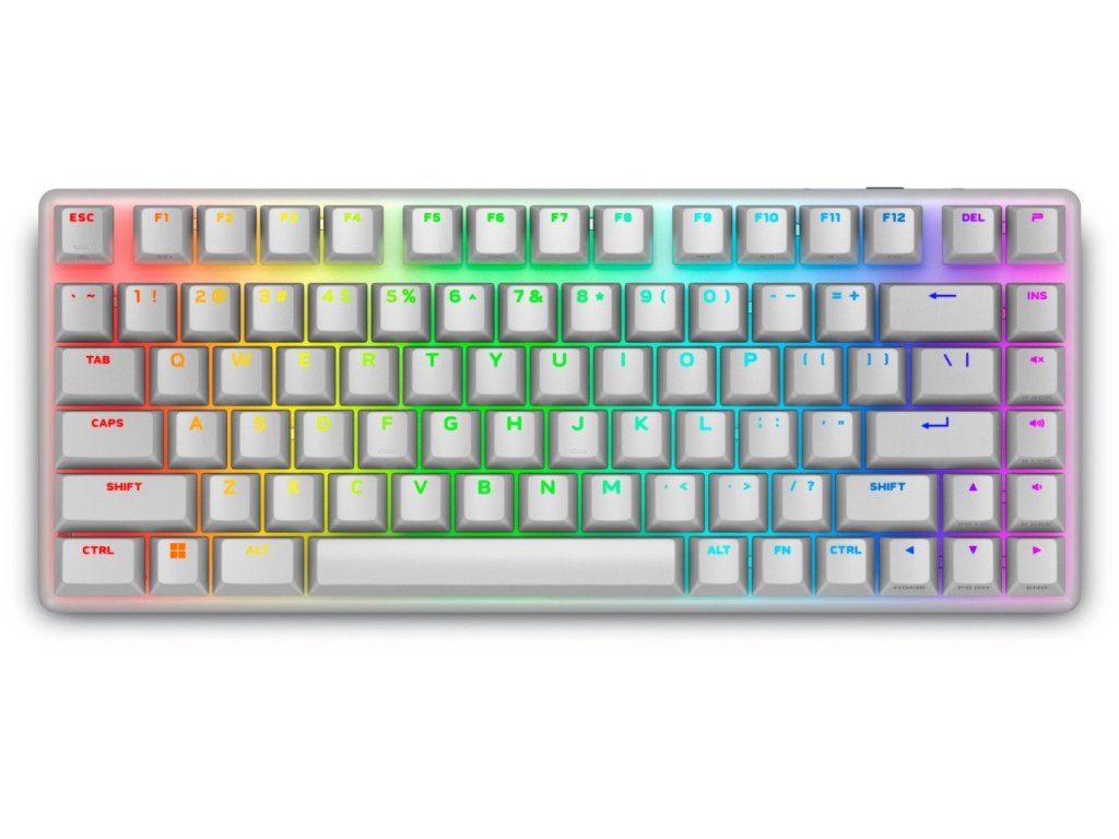 Alienware Pro Wireless Gaming Keyboard - bezdrátová, Lunar Light, US (545-BBFR)