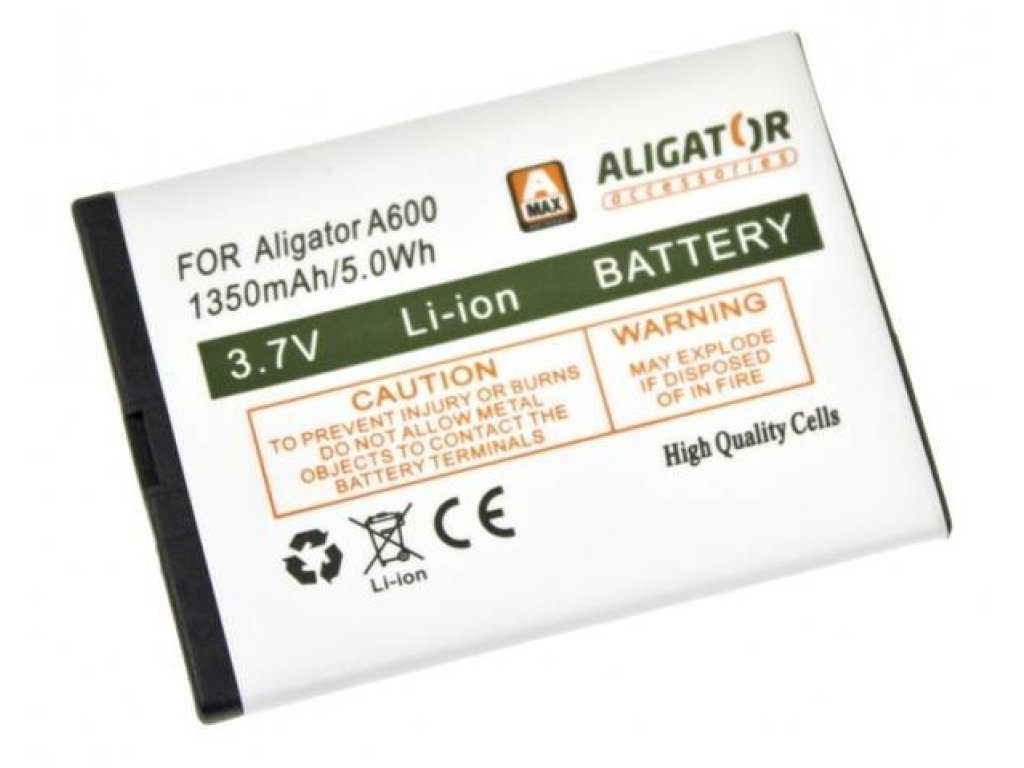 ALIGATOR baterie A600, Li-Ion 1350 mAh (A600BAL)
