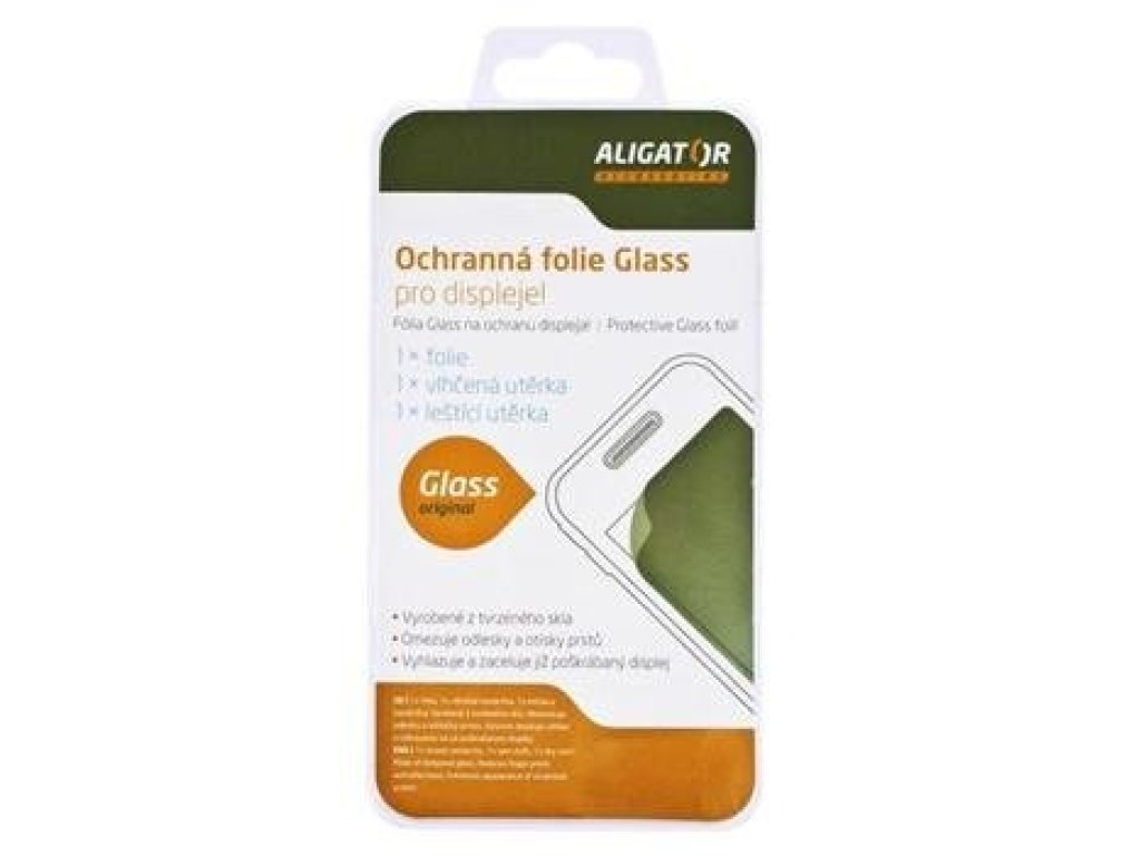 ALIGATOR ochranné sklo pro APPLE iPhone 5/5C/5S/SE (FAGAIP5)