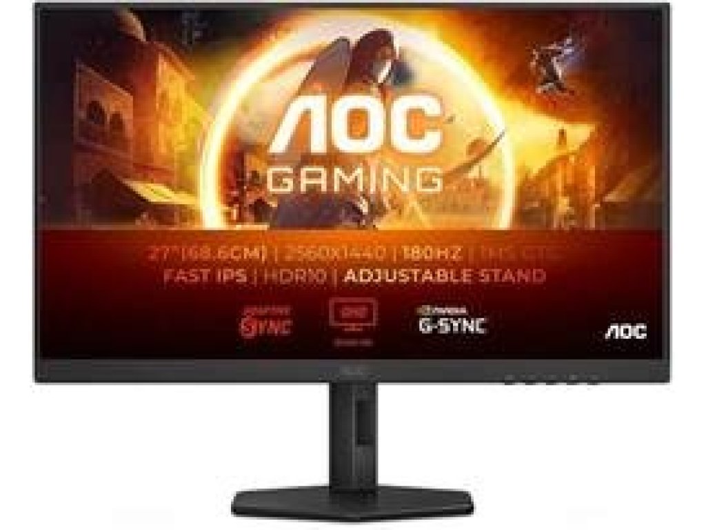 AOC Q27G4XF 27" Fast IPS 2560x1440 80M:1 1ms 300cd HDMI DP pivot černý (Q27G4XF)