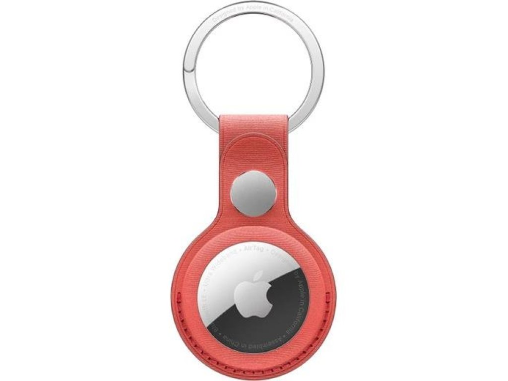 APPLE AirTag FineWoven Key Ring - Coral (MT2M3ZM/A)