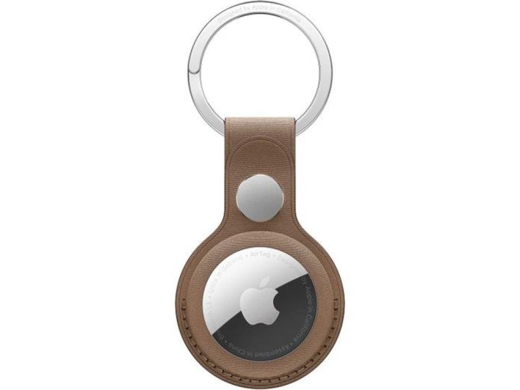 APPLE AirTag FineWoven Key Ring - Taupe (MT2L3ZM/A)