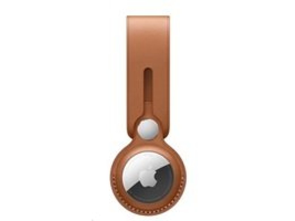 APPLE AirTag Leather Loop - Saddle Brown (MX4A2ZM/A)