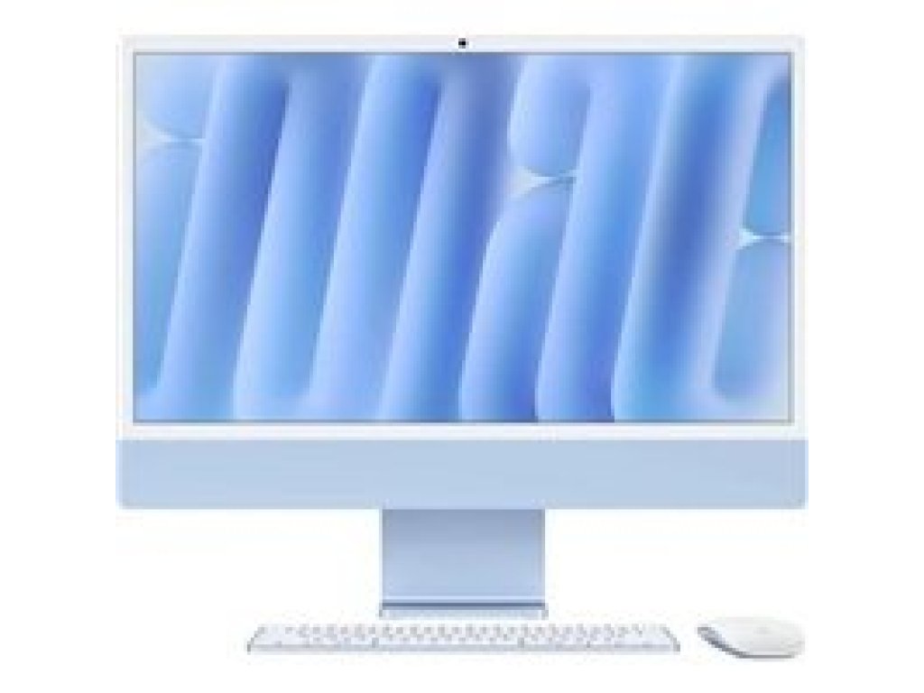 APPLE iMac 24'' Blue - M4 chip 10-core CPU and 10-core GPU, 16GB, 512GB SSD (MWV33CZ/A)