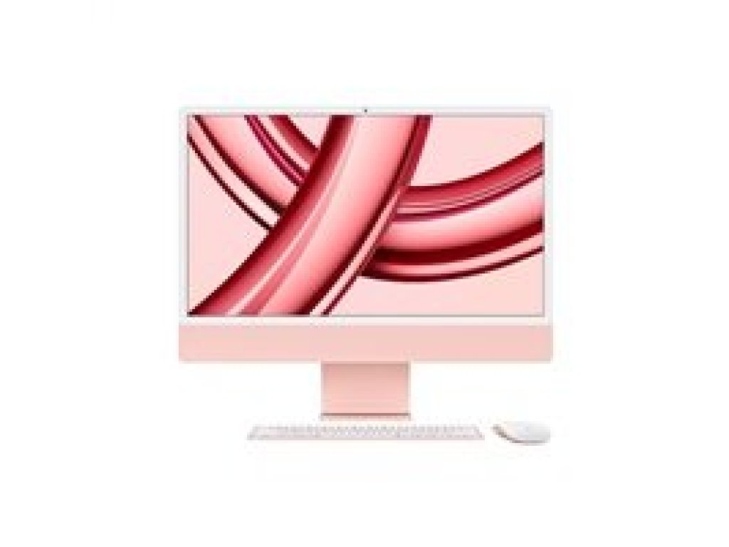 APPLE iMac 24" Pink - M3 chip with 8-core CPU and 10-core GPU, 512GB SSD (MQRU3CZ/A)