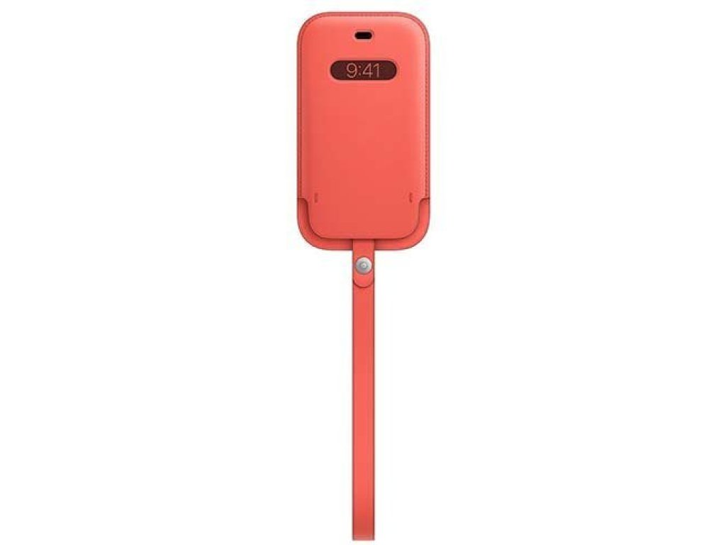 APPLE iPhone 12 mini Leather Sleeve s MagSafe - Pink Citrus (MHMN3ZM/A)
