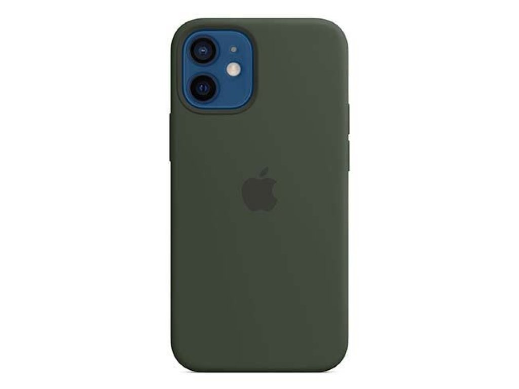 APPLE iPhone 12 mini Silicone Case with MagSafe - Cypress Green (MHKR3ZM/A)