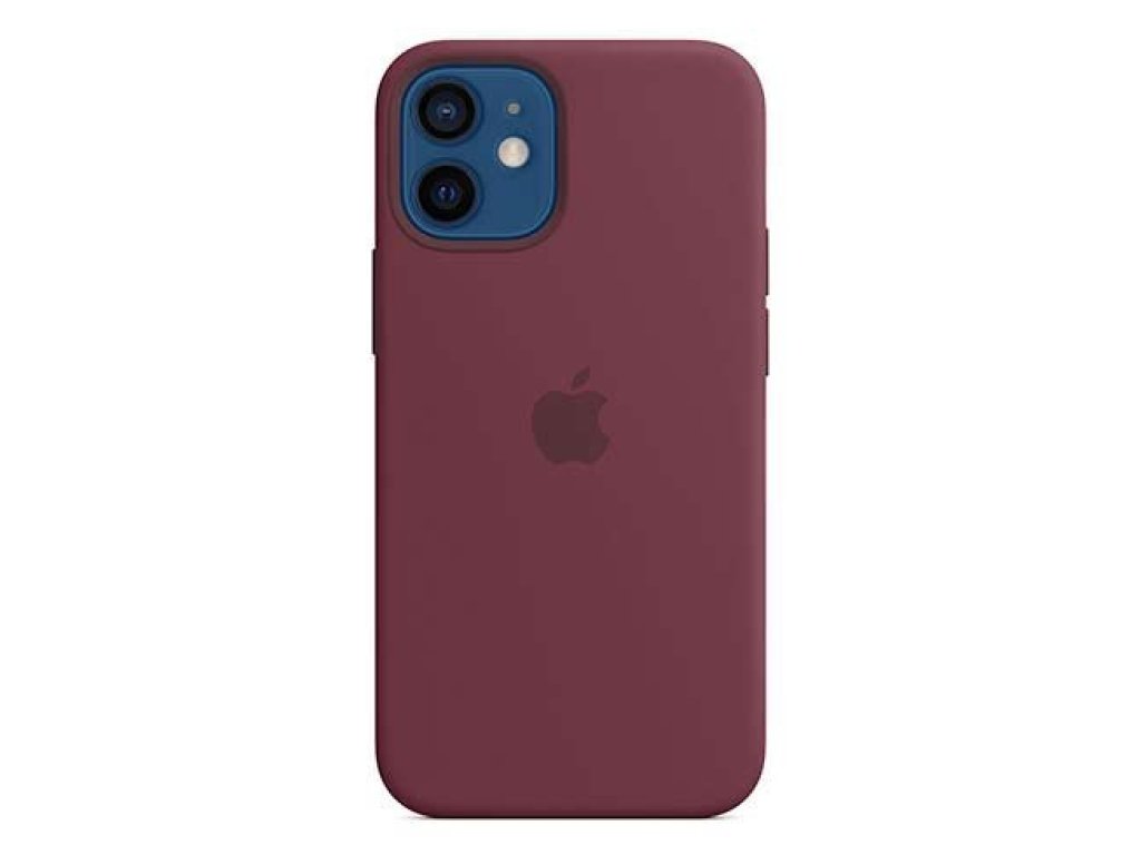 APPLE iPhone 12 mini Silicone Case with MagSafe - Plum (MHKQ3ZM/A)