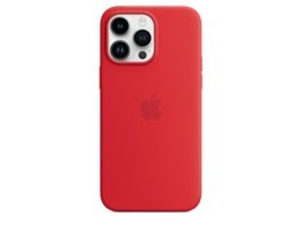 APPLE iPhone 14 Pro Max Silicone Case with MagSafe-RED (MPTR3ZM/A)
