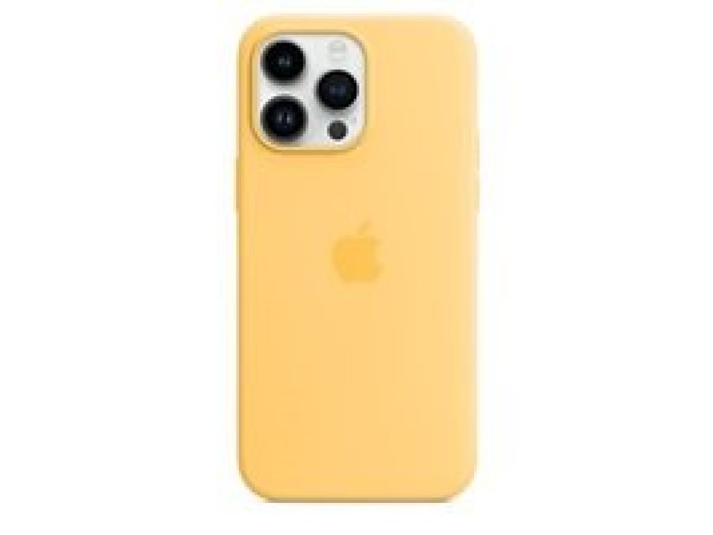 APPLE iPhone 14 Pro Max Silicone Case with MagSafe-Sunglow (MPU03ZM/A)