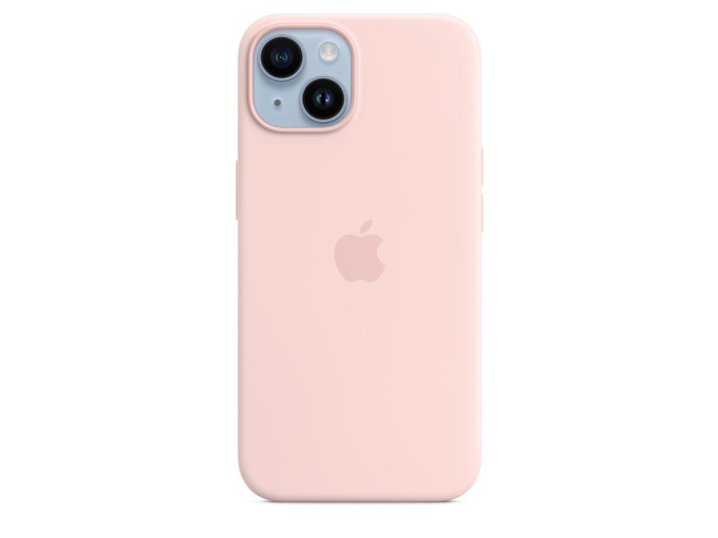 APPLE iPhone 14 Silicone Case with MagSafe - Chalk Pink (MW5V3ZM/A)