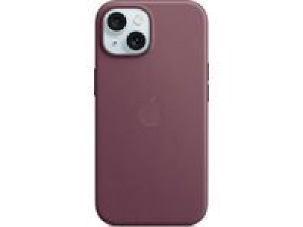 APPLE iPhone 15 FineWoven Case with MagSafe-Mulberry (MT3E3ZM/A)