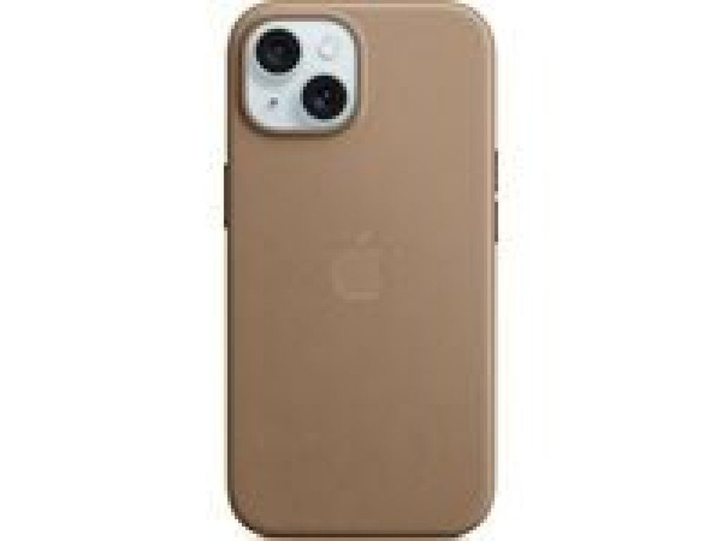 APPLE iPhone 15 FineWoven Case with MagSafe-Taupe  (MT3C3ZM/A)
