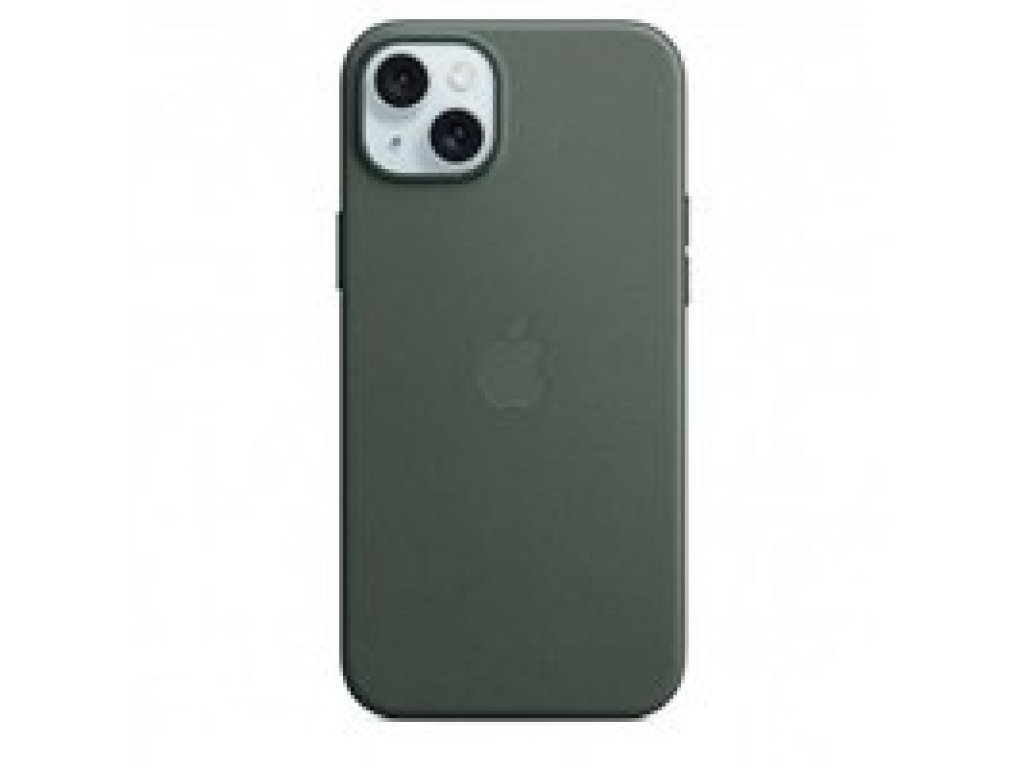 APPLE iPhone 15 Plus FineWoven Case with MagSafe - Evergreen (mt4f3zm/a)