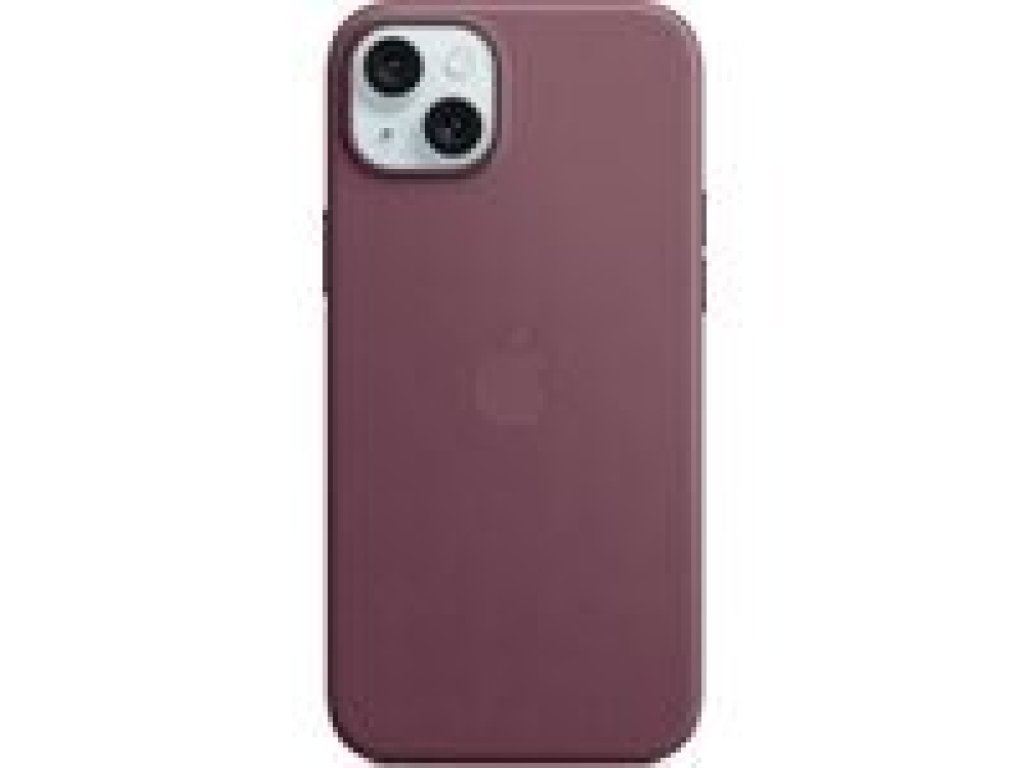 APPLE iPhone 15 Plus FineWoven Case with MagSafe - Mulberry (mt4a3zm/a)