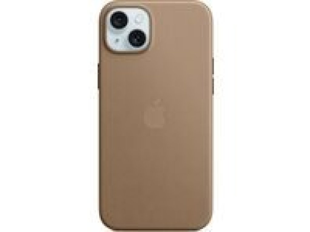 APPLE iPhone 15 Plus FineWoven Case with MagSafe - Taupe (mt473zm/a)