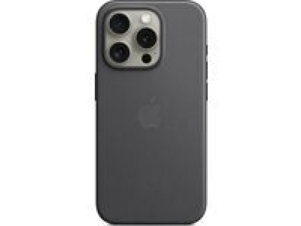 APPLE  iPhone 15 Pro FineWoven Case MS - Black (MT4H3ZM/A)