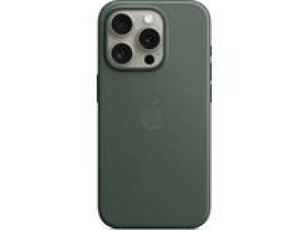 APPLE iPhone 15 Pro FineWoven Case with MagSafe - Evergreen (MT4U3ZM/A)