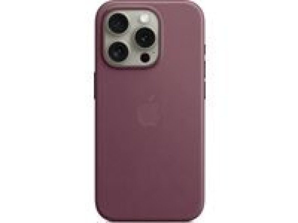 APPLE iPhone 15 Pro FineWoven Case with MagSafe - Mulberry (MT4L3ZM/A)