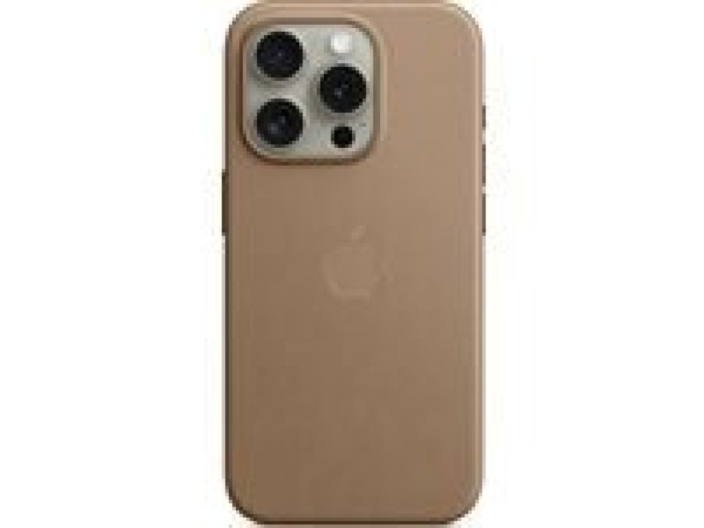 APPLE iPhone 15 Pro FineWoven Case with MagSafe - Taupe (MT4J3ZM/A)