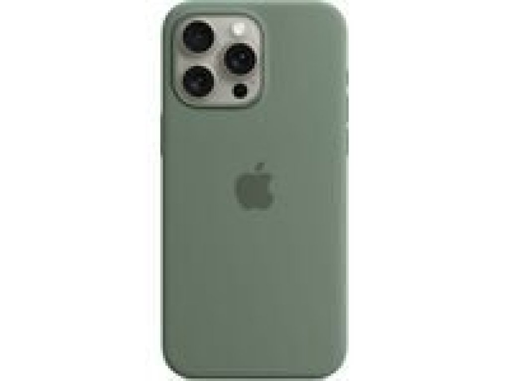 APPLE iPhone 15 Pro Max Silicone Case with MagSafe - Cypress (mt1x3zm/a)