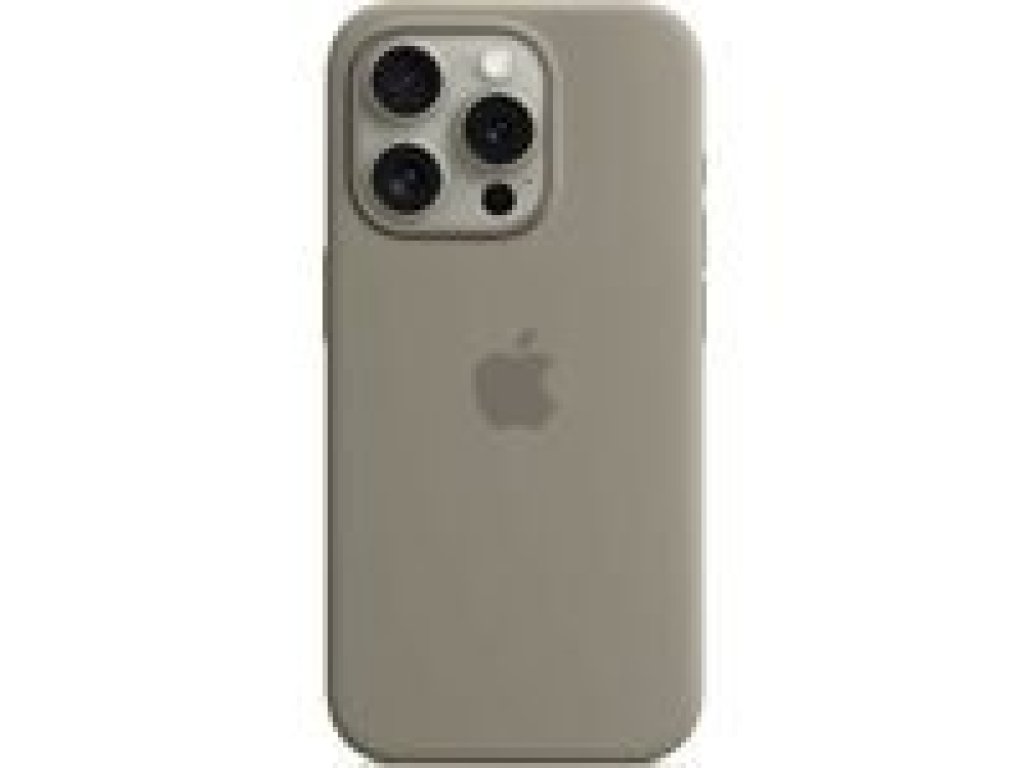 APPLE iPhone 15 Pro Silicone Case with MagSafe Clay (MT1E3ZM/A)