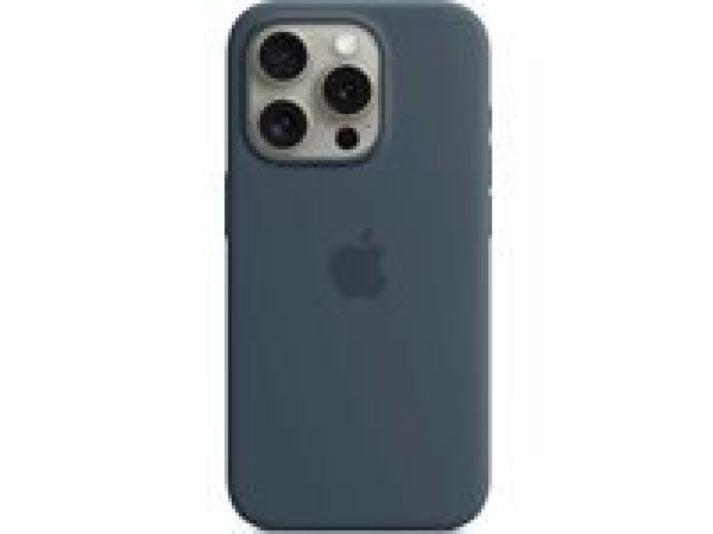 Apple iPhone 15 Pro Silikonový kryt s MagSafe bouřkově modrý