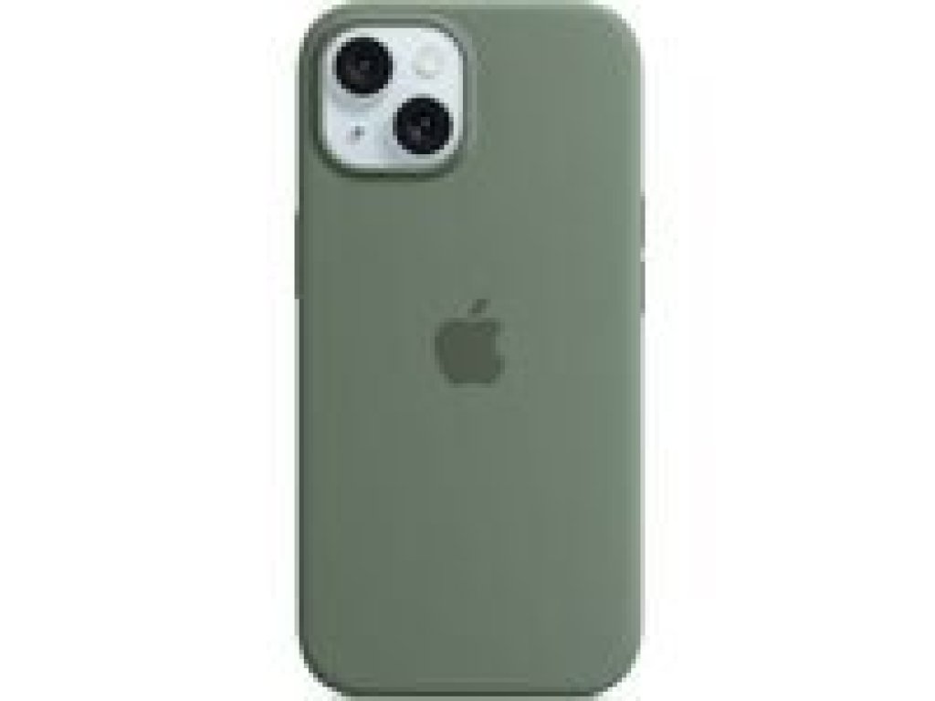 APPLE iPhone 15 Silicone Case with MagSafe - Cypress (MT0X3ZM/A)
