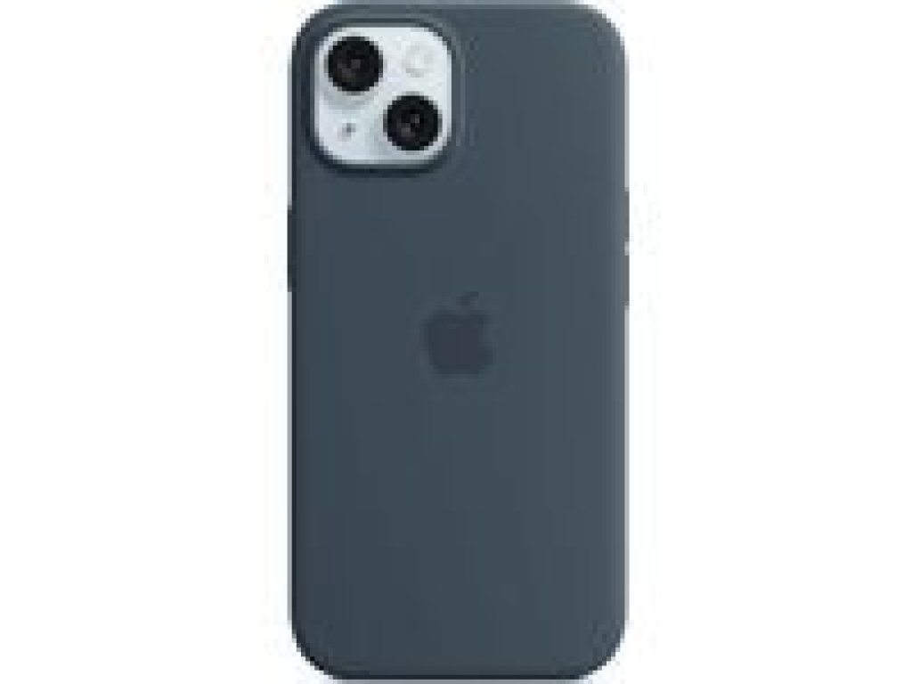 APPLE iPhone 15 Silicone Case with MagSafe-Storm Blue (MT0N3ZM/A)