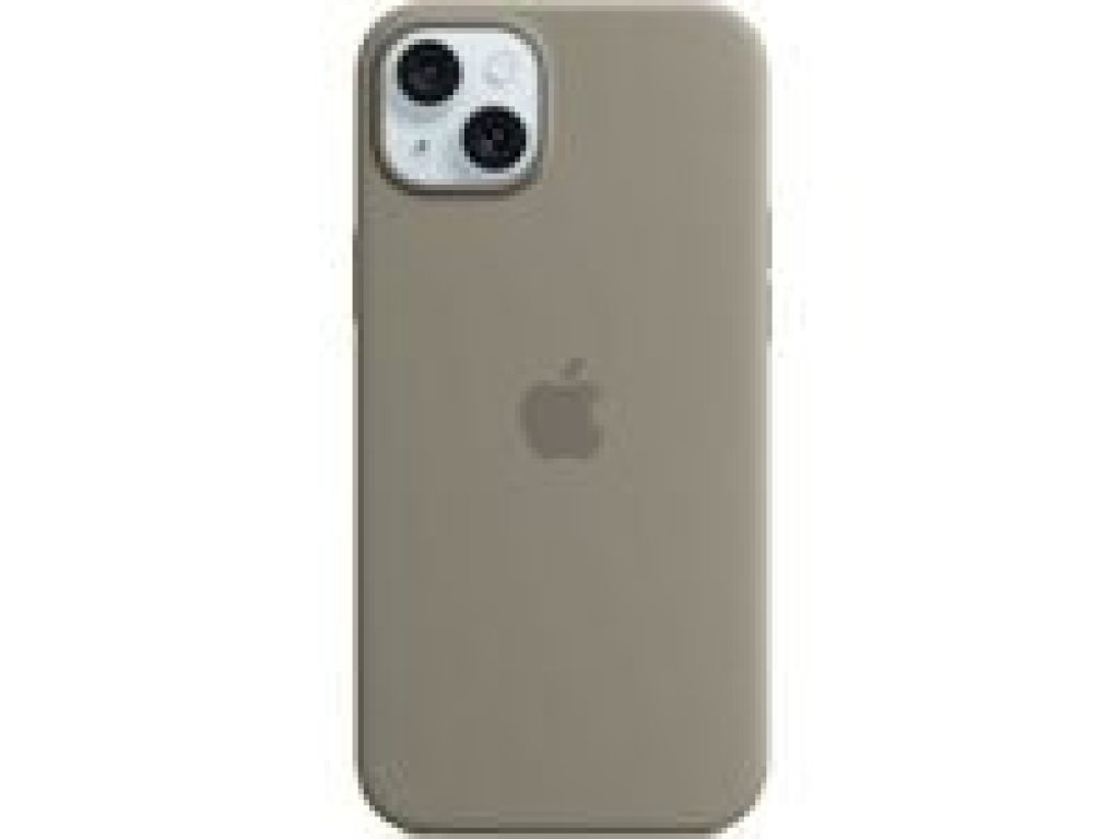 APPLE iPhone 15+ Silicone Case with MS - Clay (MT133ZM/A)
