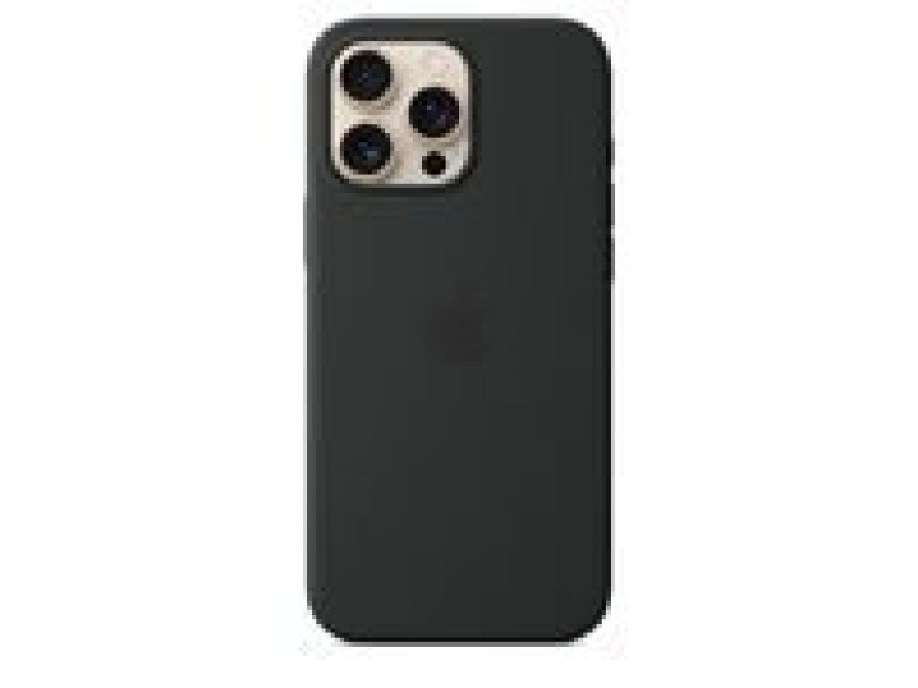 APPLE iPhone 16 Pro Max Silicone Case with MagSafe - Black (MYYT3ZM/A)